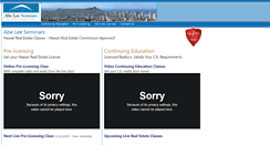 Desktop Screenshot of abeleeseminars.com
